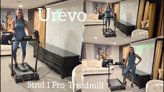 Urevo Strol 1 Pro Treadmill Incline2in1 Under Desk Treadmill More inspiration [upl. by Anilys]