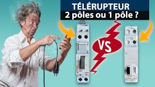 TÉLÉRUPTEUR BRANCHEMENT  Bipolaire  unipolaire  schéma [upl. by Nibaj159]