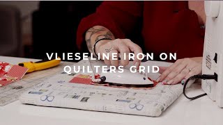 Vlieseline Quilters Grid  Marent Crafts Tutorial [upl. by Arliene943]