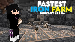 Ultimate Iron Farm Guide in Minecraft PE 121 [upl. by Nnairda312]