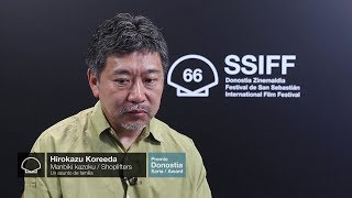 Entrevista a HIROKAZU KOREEDA 2018  Festival de San Sebastian [upl. by Lantha]