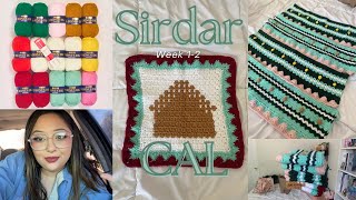 Sirdar Christmas Blanket CAL Weeks 12 [upl. by Pedaiah216]