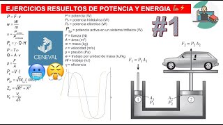 EJERCICIOS RESUELTOS POTENCIA y ENERGIA1💪🏽⚡ SISTEMA TRIFÁSICO POTENCIA PERDIDA EFICIENCIAEGEL [upl. by Latini424]