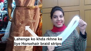 Horsehair braid Kya Hoti H Kaise Use Krte H [upl. by Oek]