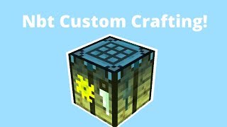 A fully custom nbt Crafting System Create your own recipes  tpCrafting [upl. by Ynnavoig344]