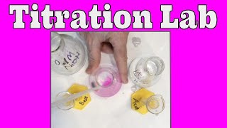 Titration Lab HCl  NaOH [upl. by Elkin937]