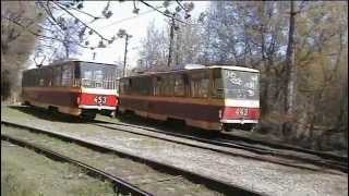 Запоріжжя трамваї 1 Zaporizhzhia trams [upl. by Ennyletak]