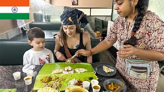 VEGETARIAN INDIAN FOOD TOUR  Eating the Authentic Indian way [upl. by Silletram]