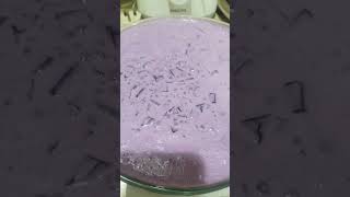 Ube gelatine so satisfying shortsfeed fyp ytshort [upl. by Lerraj]