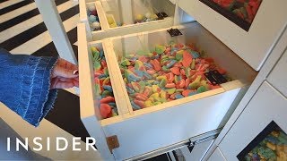 Candy Store Has 160 Drawers Of Bulk Candy [upl. by Eifos103]