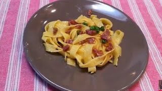 FETTUCCINE ALLA PAPALINA [upl. by Ahtibbat]