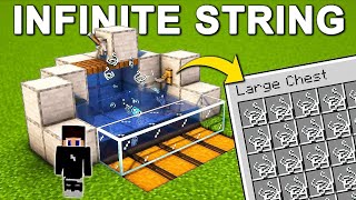 Infinite String Farm in Minecraft 120 All Versions  Minecraft Tutorial [upl. by Lekzehcey295]