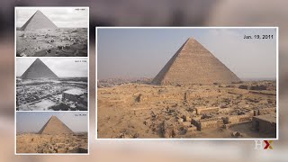 Virtual tour of the Giza Pyramids [upl. by Sirotek]