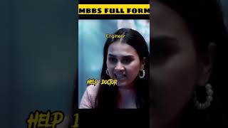 MBBS Full form😂  Mbbs whatsapp status  doctor Vs engineer mbbs neet iit [upl. by Geordie]