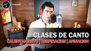 CLASES DE CANTO  Calentamiento Afinación Respiración  Curso de Canto COMPLETO [upl. by Johnny456]