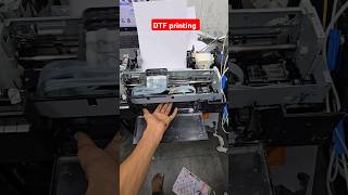 Epson L805 dtf printing [upl. by Aigroeg]