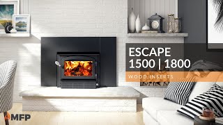 DROLET  Escape 1500 l 1800 Wood Inserts [upl. by Allicerp]