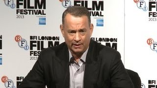 Tom Hanks Interview Captain Phillips European Premiere [upl. by Medlin750]