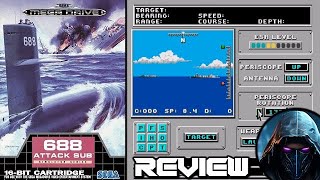 688 Attack Sub REVIEW  Sega Mega DriveGenesis [upl. by Lannie]