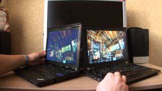 Lenovo X220 IPS vs X201 TN  Screen Viewing Angles [upl. by Arateehc36]