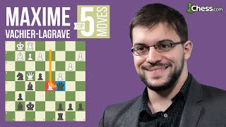 Maxime VachierLagraves Top 5 Most Brilliant Moves [upl. by Sorazal]