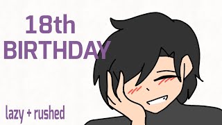 18th Birthday  animation meme [upl. by Aissatsan]