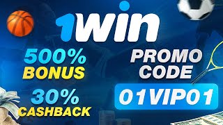 1WIN PROMO CODE  01VIP01  Best 500 Bonus and Cashback [upl. by Eneloj]