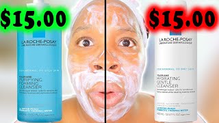 La Roche Posay Hydrating Gentle Face Cleanser vs La Roche Posay Purifying Foaming Face Cleanser [upl. by Norrv]