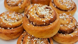 Easy Cinnamon Buns Recipe  How To Make Swedish Cinnamon Buns Kanelbullar [upl. by Rihaz472]