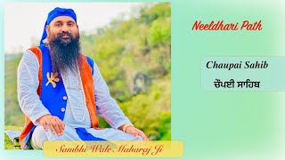 Neeldhari Path  CHAUPAI SAHIB  By Sambhi Wale Maharaj Ji  Dasam Granth Path  Gurbani neeldhari [upl. by Emmit]