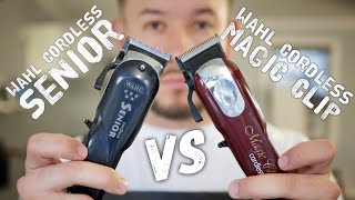 WAHL Cordless Senior Review  Magic Clip comparison [upl. by Nalo]