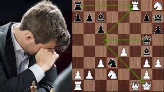 Magnus Carlsen Gets Crushed By Fabiano Caruana [upl. by Eniac]