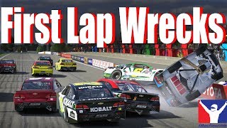 iRacing Crash Compilation  First Lap Wrecks 1 [upl. by Adnalue535]