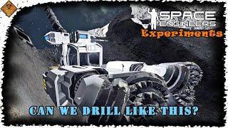 Can We Drill Like This Space Engineers Experiment [upl. by Akaenahs]