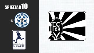 VORSCHAU  FC Astoria Walldorf  FC 08 Villingen  Regionalliga Südwest 202425 Spieltag 10 [upl. by Lesna]