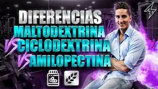 ⚡️ Amilopectina vs Maltodextrina vs Ciclodextrina ➜ ¿Cuál es el mejor suplemento de carbohidratos [upl. by Ahsinom309]