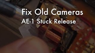 Fix Old Cameras AE1 Release Magnet [upl. by Modeerf]