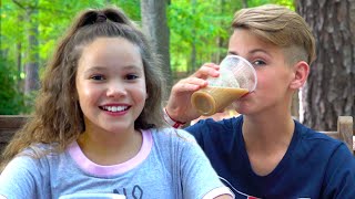 Mystery Drink Challenge MattyBRaps vs Sierra Haschak [upl. by Vaientina]