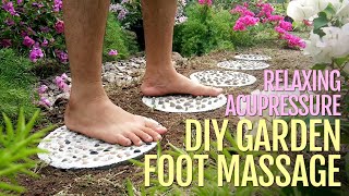 DIY REFLEXOLOGY PATH  Garden Foot Acupressure [upl. by Hazmah]