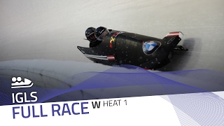 Igls  BMW IBSF World Cup 20162017  Womens Bobsleigh Heat 1  IBSF Official [upl. by Bergh]