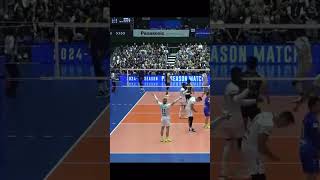 Nishida Serve 😱 abvolleyball volleyballspiketrainingdrills [upl. by Siuoleoj]