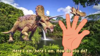 Dinosaur Carnivore VS Herbivore Family Finger Family Nursery Rhymes Dinosaurs Finger Family [upl. by Naehs]