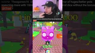 A Viewer Made This CRAZY PREDICITION On Stream  INSANE Huge Hatching Pet Simulator 99 Pet RNG Event [upl. by Valdemar]