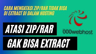 Atasi Extract ZIP di 000Webhost  Fix ftpput Cant open that file No such file or directory [upl. by Orvas626]