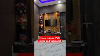 Pvc ceiling and wall panel home interior design ideas shorts [upl. by Ssitruc]