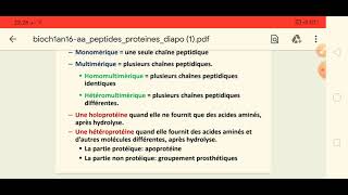 cours des protéines  partie 12 protéine Module de biochimie structurale [upl. by Haleigh]