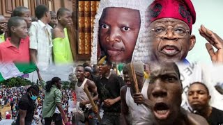 😱Malnourished Minors Tinubu Cry Moment Justice Obiora Jump Gate As Nig Protesters Invade His house [upl. by Zelikow408]