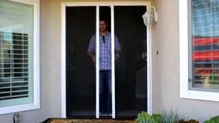 Stowaway Retractable Screen Doors by Classic Improvement Products [upl. by Etnoled]