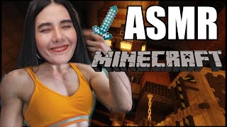 asmr fast mouth sounds minecraft [upl. by Ahsinaw]