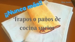 Paños o trapos de cocina limpios [upl. by Felix]